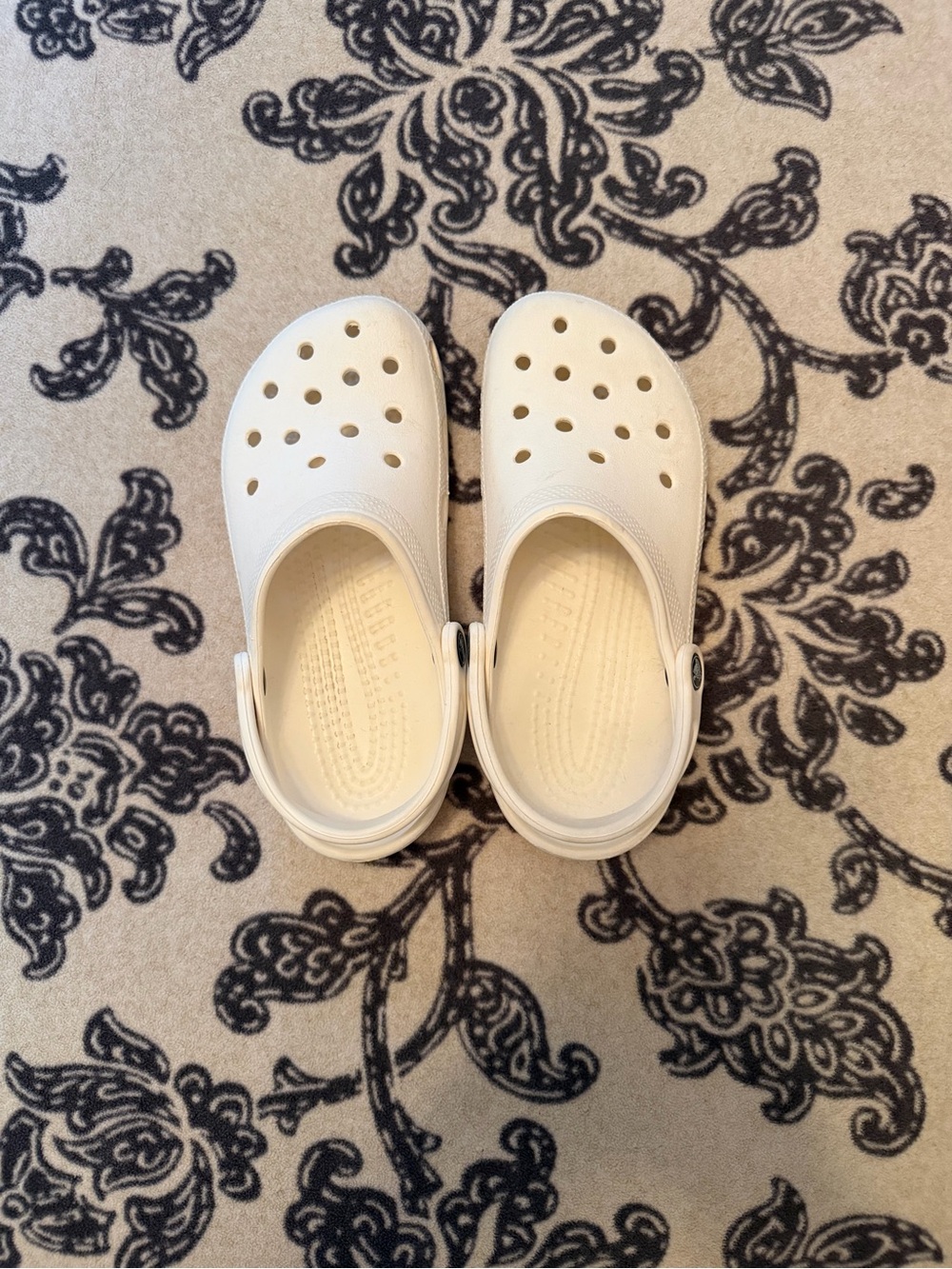 White Foam Clog Shoes - Easy-On Comfort